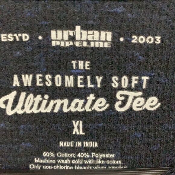 Urban Pipeline Blue Long Sleeve Thermal Tee – Boys XL - Picture 4 of 5